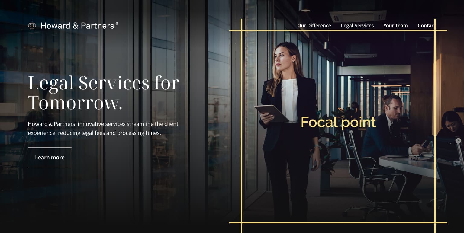 Image Guidelines: image focal point example